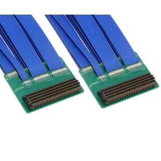 Samtec Ribbon Cable Flat Ribbon 1.27 mm Pitch 250 mm Length HDR-169470-01