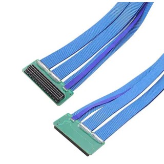 Samtec HDR Series Ribbon Cable Flat Ribbon 1.27 mm Pitch 507 mm Length HDR-169473-02