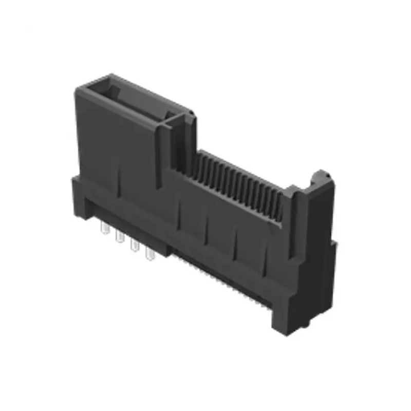 Samtec Right Angle Edge Connector Female, Surface Mount, 26-Contacts, 0.8 mm Pitch, 2 Row, Solder HSEC8-113-01-L-RA-L2