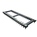 Samtec DIL Socket 2.54 mm Pitch Vertical 8 Way Through Hole Standard Pin 1A ICO-308-SGT