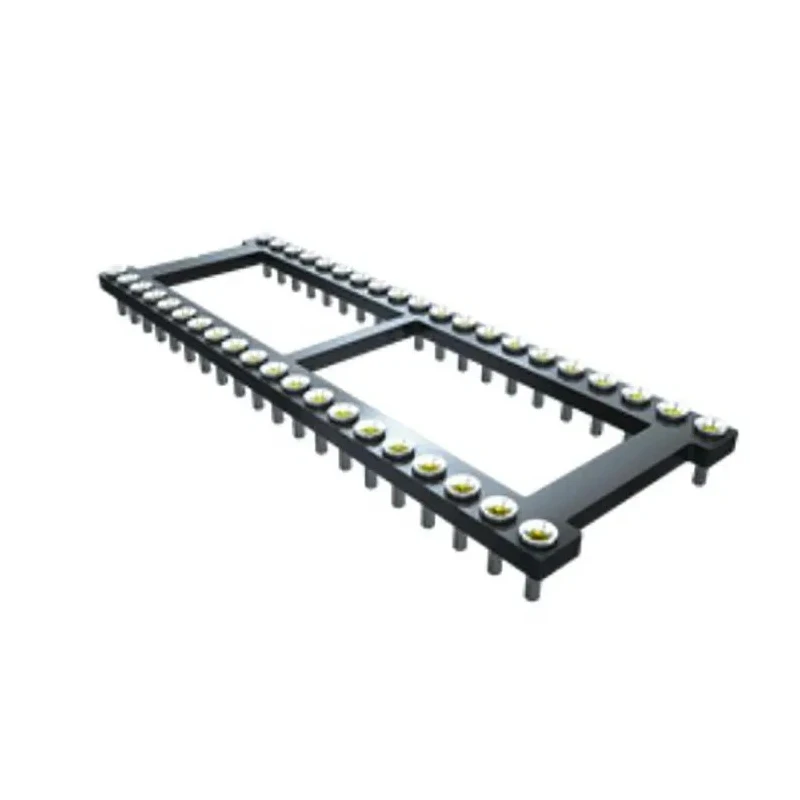 Samtec DIL Socket 2.54 mm Pitch Vertical 8 Way Through Hole Standard Pin 1A ICO-308-SGT