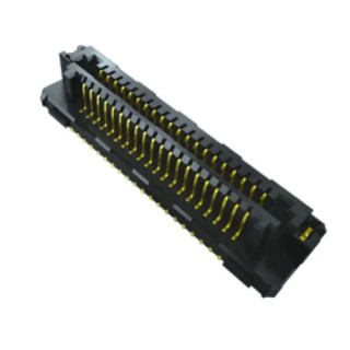 Samtec Vertical Surface PCB Header 40 Contacts 0.8 mm Pitch 2 Row Shrouded LSEM-120-03.0-F-DV-A-N-K-TR