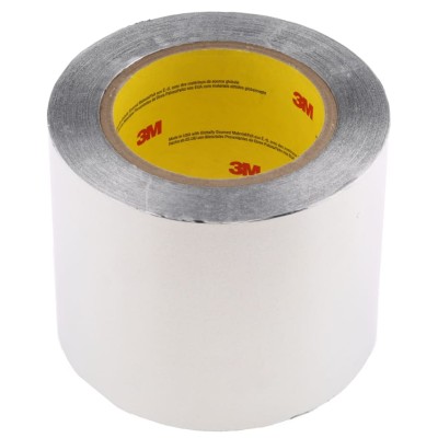 3M Conductive Metallic Tape 102mm Width x 55m Length Acrylic Adhesive Dead Soft Aluminium Backing XT-0007-1728-7