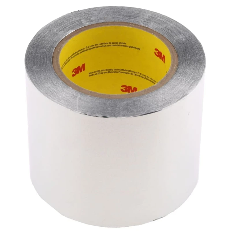 3M Conductive Metallic Tape 102mm Width x 55m Length Acrylic Adhesive Dead Soft Aluminium Backing XT-0007-1728-7