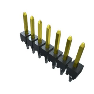 Samtec PHT Series Straight Through Hole Pin Header, 34 Contacts, 2.54 mm Pitch, 2 Row, Unshrouded PHT-117-01-L-D