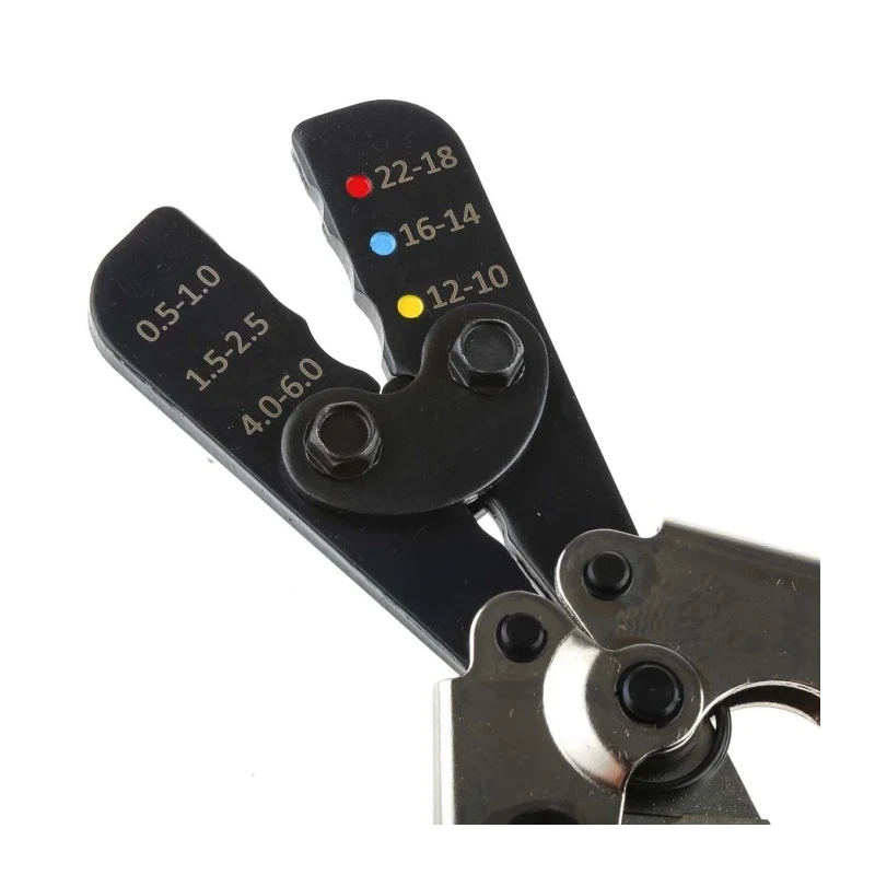 RS PRO Ratchet Crimp Tool for Insulated Spade Connectors 228mm Overall Length 0.5-6 mm² Wire Size 533-774