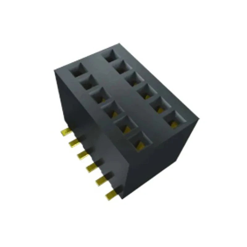 Samtec RSM Series Straight Through Hole PCB Socket 8-Contact 2 Row 1.27 mm Pitch Solder RSM-104-02-L-D