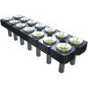 Samtec SDL Series Straight Through Hole PCB Socket 10-Contact 2 Row 2.54 mm Pitch Solder SDL-105-G-19