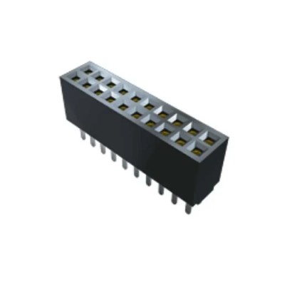 Samtec SFMC Series High Reliability Flexible Pin Count Straight Surface PCB Socket 34 Contacts 2 Row 1.27 mm SFMC-117-01-L-D