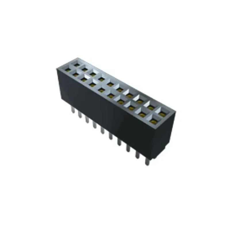 Samtec SFMC Series Straight Surface PCB Socket 40-Contact 2 Row 1.27 mm Pitch Through Hole SFMC-120-01-L-D