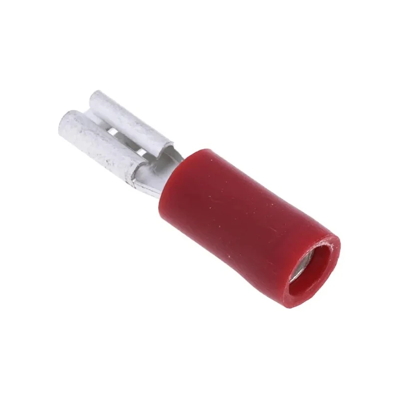 RS PRO Red Insulated Female Spade Connector Crimp 2.8 x 0.8 mm Tab Size 22 AWG to 16 AWG 534-345