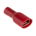 RS PRO Red Insulated Female Spade Connector Crimp 6.3 x 0.8 mm Tab Size 22 AWG to 16 AWG 534-351