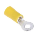 RS PRO Insulated Ring Terminal M4 Stud Size 12 AWG 10 AWG Wire Size Yellow 534-452
