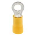 RS PRO Insulated Ring Terminal M5 Stud Size 12 AWG to 10 AWG Wire, Yellow 534-446