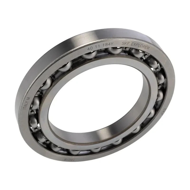 SKF Single Row Deep Groove Ball Bearing 90 mm Inside Diameter 140 mm Outside Diameter 16 mm Race Width Open Type Sheet 16018