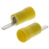 RS PRO Insulated Crimp Blade Terminal 10 mm Blade Length, 12 AWG to 10 AWG, Yellow 534-525