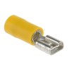 RS PRO Yellow Insulated Female Spade Connector, Crimp, 6.3 x 0.8 mm Tab Size 12 AWG to 10 AWG 534-531
