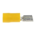 RS PRO Yellow Insulated Female Spade Connector, Crimp, 6.3 x 0.8 mm Tab Size 12 AWG to 10 AWG 534-531