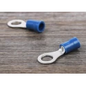 RS PRO Insulated Ring Terminal M6 Stud Size 16 AWG to 14 AWG Wire Size Blue 534-569