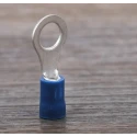 RS PRO Insulated Ring Terminal M6 Stud Size 16 AWG to 14 AWG Wire Size Blue 534-569