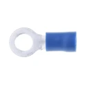 RS PRO Insulated Ring Terminal M5 Stud Size 16 AWG 14 AWG Wire Size, Blue 534-575