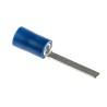 RS PRO Insulated Crimp Blade Terminal 18.1 mm Blade Length, 16 AWG to 14 AWG, Blue 534-654
