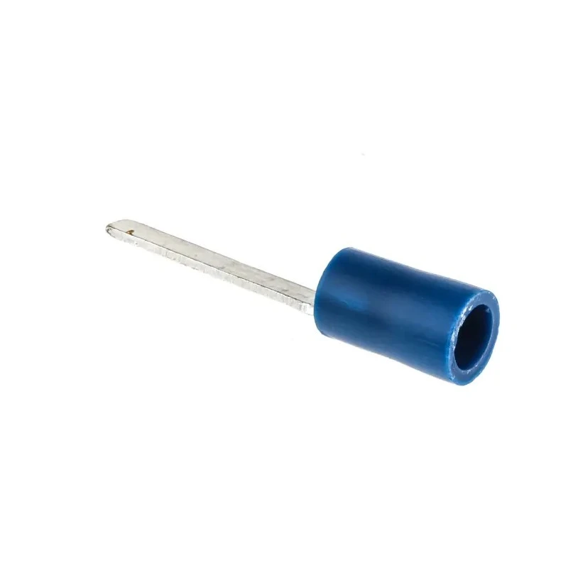 RS PRO Insulated Crimp Blade Terminal 18.1 mm Blade Length, 16 AWG to 14 AWG, Blue 534-654