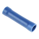 RS PRO Butt Splice Connector Blue Insulated Tin Plated Copper Crimp Terminals RS PRO 534-648