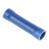 RS PRO Butt Splice Connector Blue Insulated Tin Plated Copper Crimp Terminals RS PRO 534-648