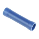 RS PRO Butt Splice Connector Blue Insulated Tin Plated Copper Crimp Terminals RS PRO 534-648