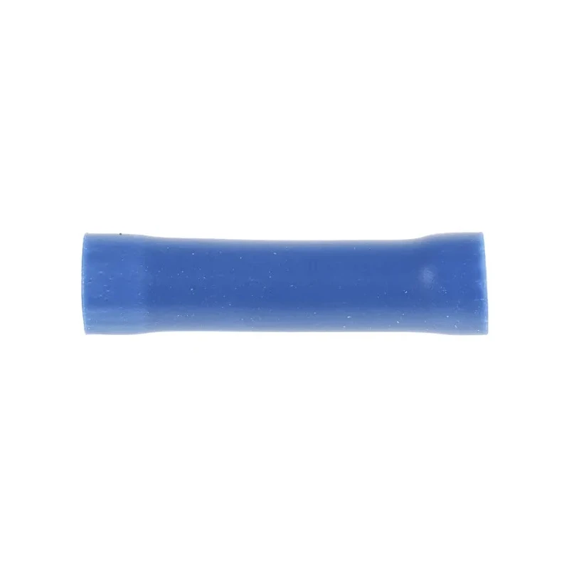 RS PRO Butt Splice Connector Blue Insulated Tin Plated Copper Crimp Terminals RS PRO 534-648