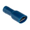 RS PRO Blue Insulated Female Spade Connector Crimp 6.3 x 0.8 mm Tab Size 16 AWG to 14 AWG 534-705