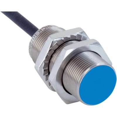 SICK Threaded Barrel Inductive Proximity Sensor M18 x 1 Pre-Cabled 30 V DC 8 mm Detection IMB18-08BDSVU2K