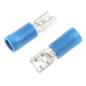 RS PRO Blue Insulated Female Spade Connector Crimp 4.8 x 0.8 mm Tab Size 16 AWG to 14 AWG 534-749