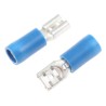 RS PRO Blue Insulated Female Spade Connector Crimp 4.8 x 0.8 mm Tab Size 16 AWG to 14 AWG 534-749