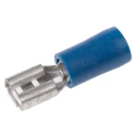 RS PRO Blue Insulated Female Spade Connector Crimp 4.8 x 0.5 mm Tab Size 16 AWG to 14 AWG 534-733