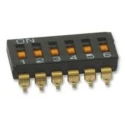 Omron Slide Rotary Coded DIP Switch Surface Mount A6S-6104-H