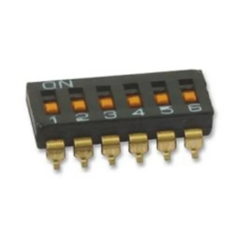 Omron Slide Rotary Coded DIP Switch Surface Mount A6S-6104-H