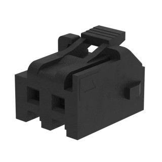 Molex Female Connector Housing Nylon 3 mm Pitch 2 Way 1 Row Straight 209209-0002
