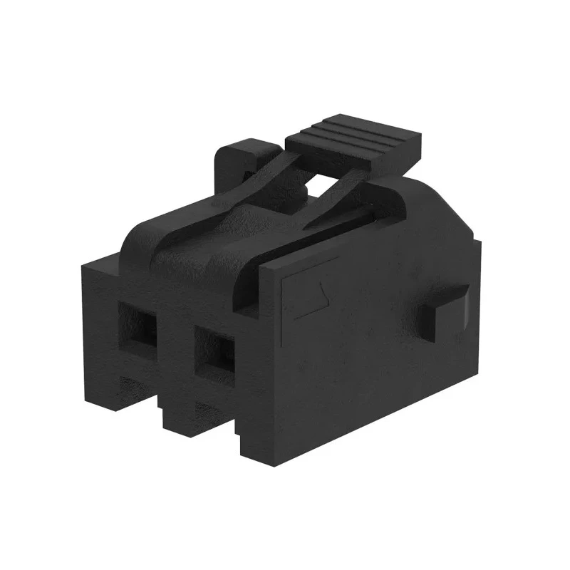 Molex Female Connector Housing Nylon 3 mm Pitch 2 Way 1 Row Straight 209209-0002