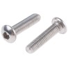 RS PRO Bright Zinc Stainless Steel Hex Socket Cap Screw, Hex Socket Drive, M3 Thread, 12 mm Length 232-8164