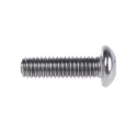 RS PRO Bright Zinc Stainless Steel Hex Socket Cap Screw M3 x 10 mm ISO 7380 Grade 10.9 232-8158