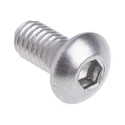 RS PRO Bright Zinc Stainless Steel Hex Socket Cap Screw, Hex Socket Drive, M4 Thread, 8 mm Length, Grade 10.9 232-8170
