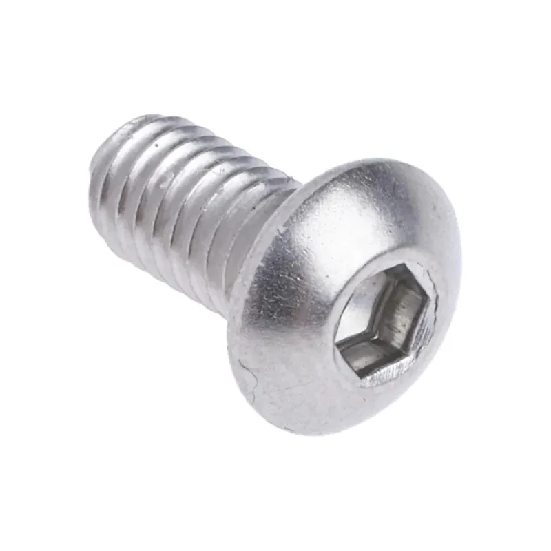 RS PRO Bright Zinc Stainless Steel Hex Socket Cap Screw, Hex Socket Drive, M4 Thread, 8 mm Length, Grade 10.9 232-8170