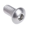 RS PRO Bright Zinc Stainless Steel Hex Socket Cap Screw, Hex Socket Drive, M4 Thread, 8 mm Length, Grade 10.9 232-8170