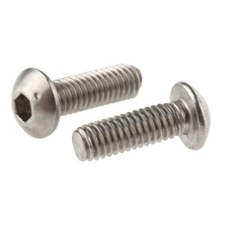 RS PRO Bright Zinc Stainless Steel Hex Socket Cap Screw M4 x 12 mm, Hex Socket Drive, Grade 10.9 232-8209
