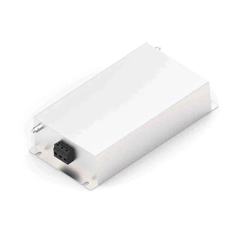 TE Connectivity 3-Phase Chassis Mount EMI Filter Terminal Block 20A 440V AC 50Hz 60Hz 20KEHD10AFPD