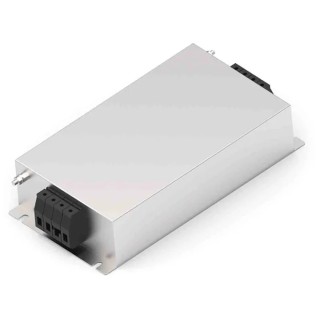 TE Connectivity Chassis Mount 3-Phase EMI Filter Terminal Block 16A 520V AC 50Hz, 60Hz 15KEVD10BFPW