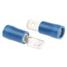 RS PRO Blue Insulated Male Spade Connector Crimp 4.75 x 0.5 mm Tab Size 16 AWG to 14 AWG 534-856