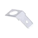 RS PRO Silver Uninsulated Male Spade Connector, Solder Termination, 0.8 x 6.4 mm Tab Size 534-929
